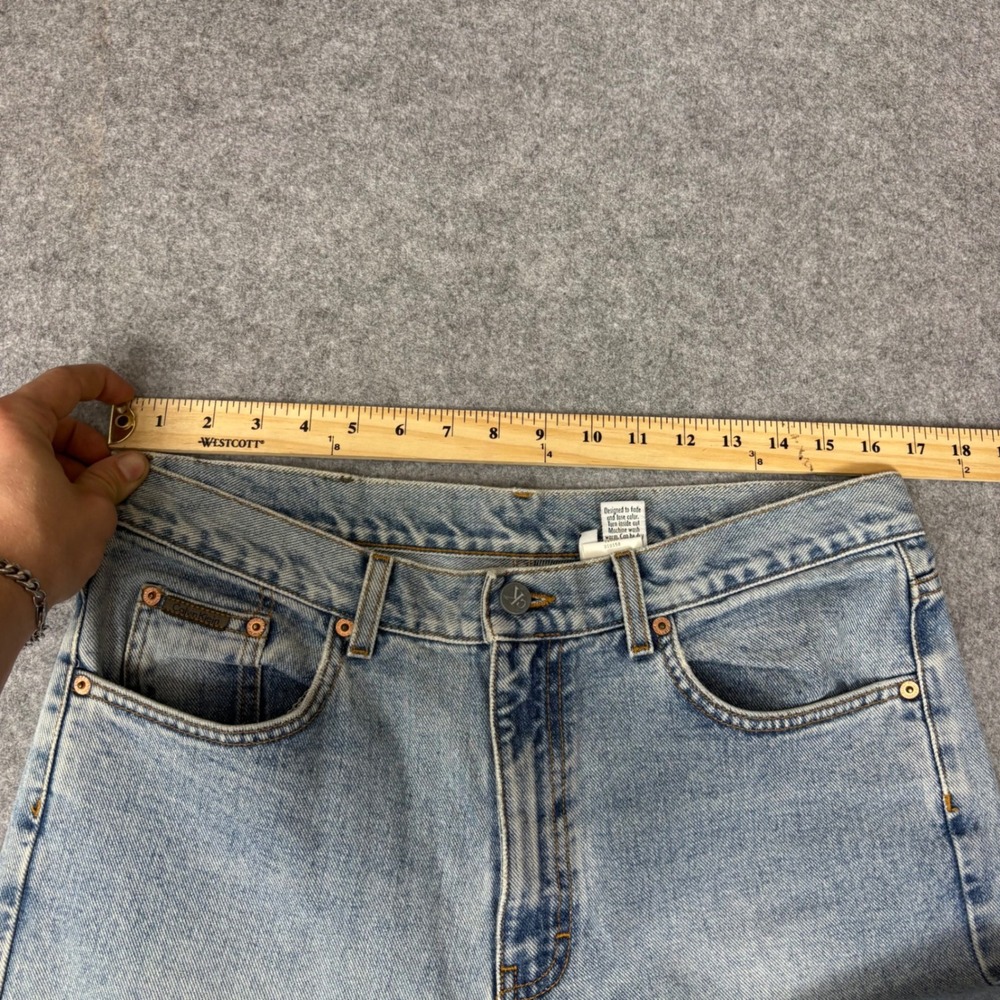 Vintage Calvin Klein Jeans Womens 13 Light Wash Straight Leg High Rise Blue USA - Picture 6 of 7